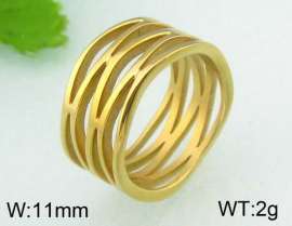 Stainless Steel Gold-plating Ring