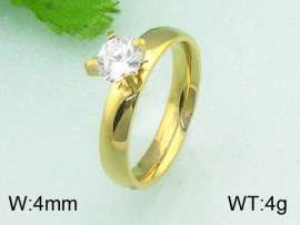 Stainless Steel Gold-plating Ring