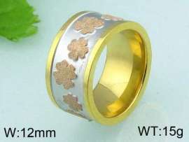 Stainless Steel Gold-plating Ring