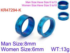 Stainless Steel Lover Ring