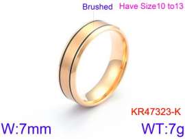 Stainless Steel Gold-plating Ring