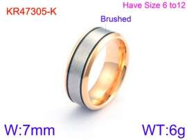 Stainless Steel Gold-plating Ring