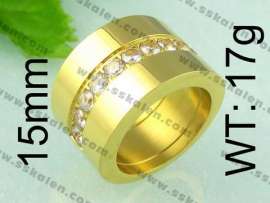 Stainless Steel Gold-plating Ring