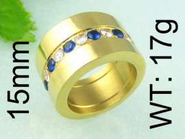Stainless Steel Gold-plating Ring