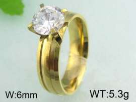 Stainless Steel Gold-plating Ring
