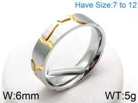 Stainless Steel Gold-plating Ring