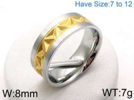 Stainless Steel Gold-plating Ring