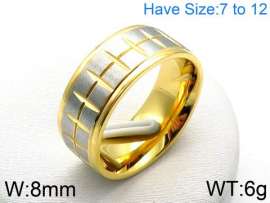 Stainless Steel Gold-plating Ring