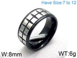 Stainless Steel Black-plating Ring