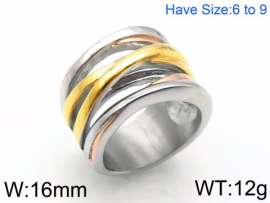 Stainless Steel Gold-plating Ring