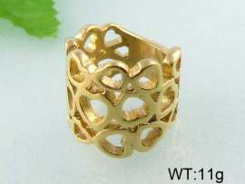 Stainless Steel Gold-plating Ring
