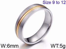 Stainless Steel Gold-plating Ring