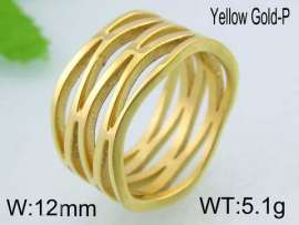 Stainless Steel Gold-plating Ring