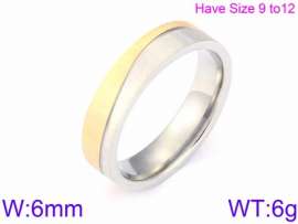 Stainless Steel Gold-plating Ring