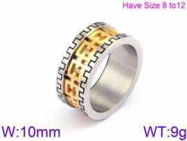 Stainless Steel Gold-plating Ring