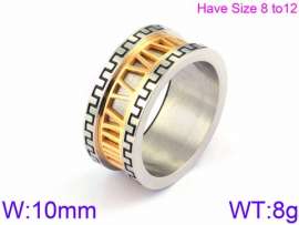 Stainless Steel Gold-plating Ring