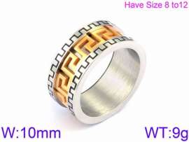 Stainless Steel Gold-plating Ring
