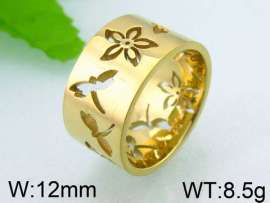 Stainless Steel Gold-plating Ring