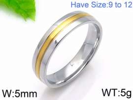 Stainless Steel Gold-plating Ring