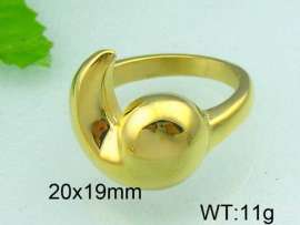 Stainless Steel Gold-plating Ring