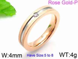 Stainless Steel Stone&Crystal Ring