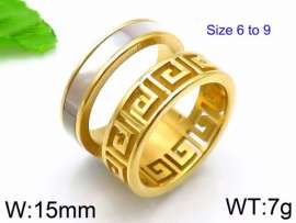 Stainless Steel Gold-plating Ring