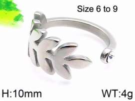 Stainless Steel Stone&Crystal Ring