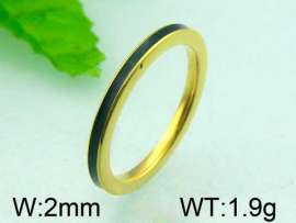 Stainless Steel Gold-plating Ring