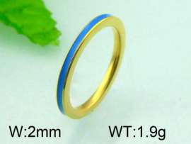 Stainless Steel Gold-plating Ring