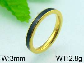 Stainless Steel Gold-plating Ring