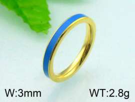 Stainless Steel Gold-plating Ring