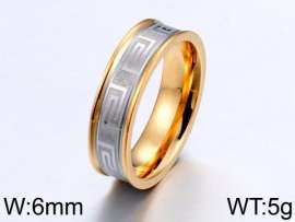 Stainless Steel Gold-plating Ring