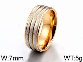Stainless Steel Gold-plating Ring