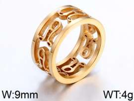 Stainless Steel Gold-plating Ring