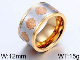 Stainless Steel Gold-plating Ring