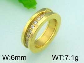 Stainless Steel Gold-plating Ring