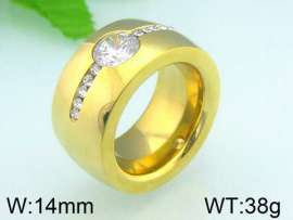 Stainless Steel Gold-plating Ring