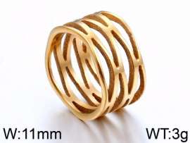 Stainless Steel Gold-plating Ring