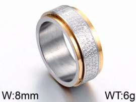 Stainless Steel Gold-plating Ring