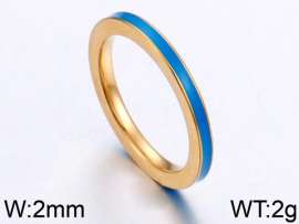 Stainless Steel Gold-plating Ring