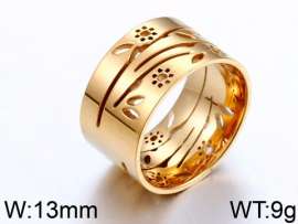 Stainless Steel Gold-plating Ring
