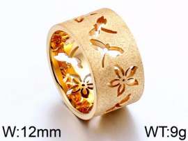 Stainless Steel Gold-plating Ring