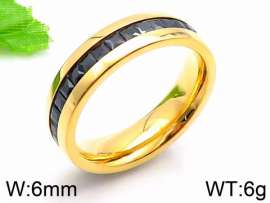 Stainless Steel Stone&Crystal Ring