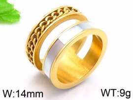 Stainless Steel Gold-plating Ring