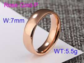Stainless Steel Rose Gold-plating Ring