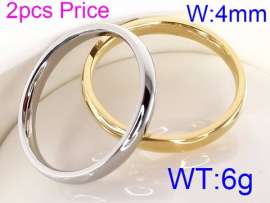 Stainless Steel Lover Ring