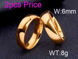 Stainless Steel Lover Ring