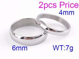 Stainless Steel Lover Ring