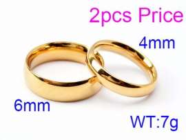 Stainless Steel Lover Ring
