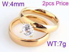 Stainless Steel Lover Ring